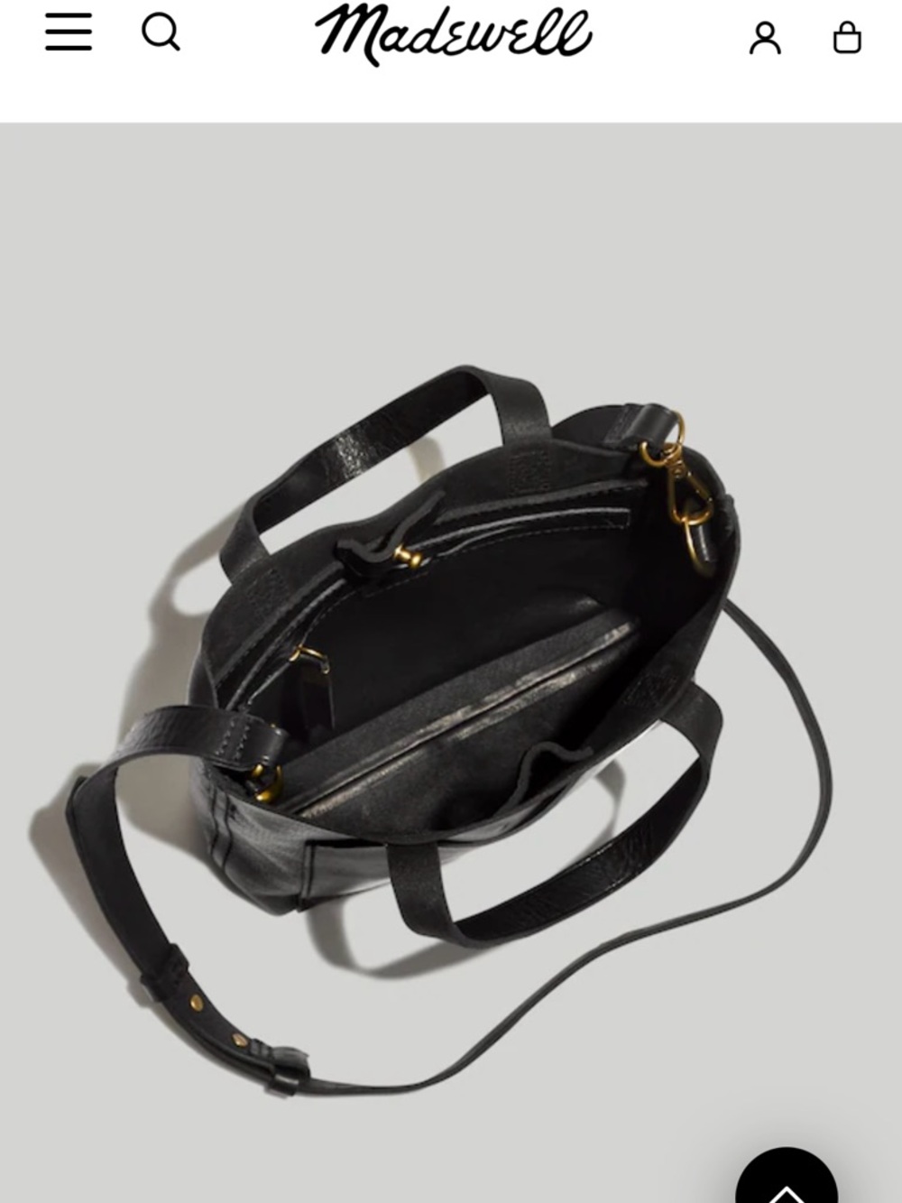 Madewell zip top Transport Small crossbody bag - Picture 5 of 8